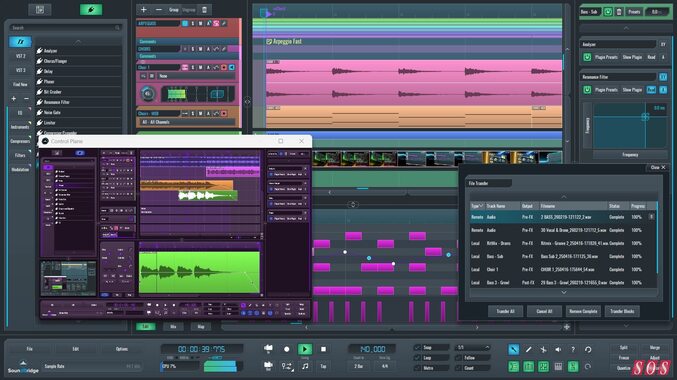 SoundBridge 3.1.0 remote collaboration DAW update