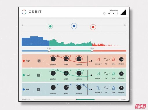 SoundGhost Orbit multiband auto-pan plug-in VST AU