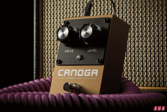 Strymon Canoga analogue fuzz guitar effects pedal