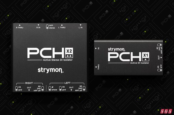 Strymon PCH X1 X2 DI box stereo pedalboard