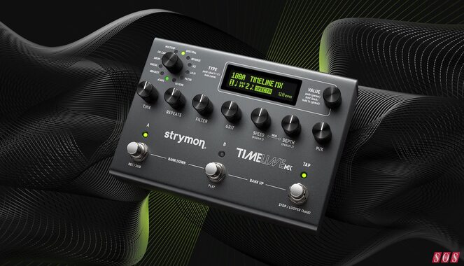 Strymon TimeLine MX guitar delay effects pedal