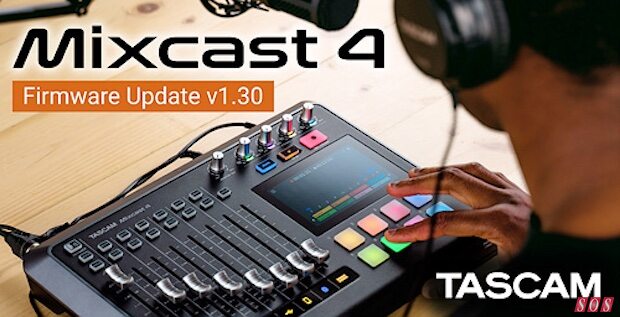 Tascam Mixcast 4 Firmware update