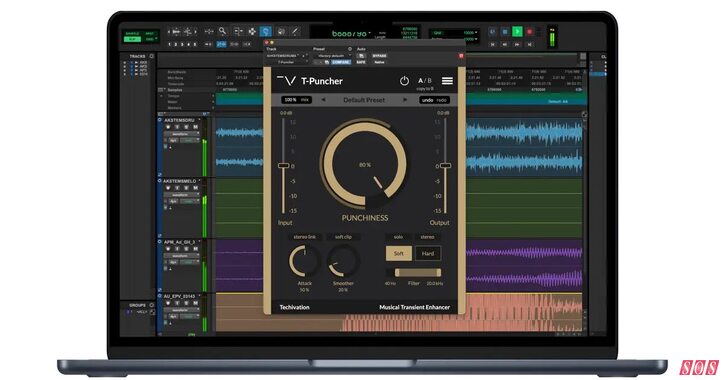 Techivation T-Puncher transient shaper saturation plug-in