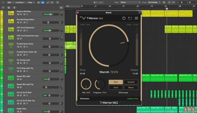 Techivation T-Warmer Mk2 bass-enhancement audio plug-in