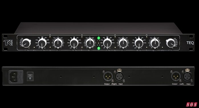 TK Audio TEQ Baxandall-style EQ dual mono stereo Mid-Side outboard hardware