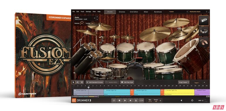 Toontrack Fusion EZX seven-tom drum kit sample library expansion EZDrummer Superior Drummer 3