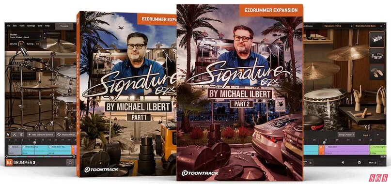 Toontrack Michael Ilbert Signature EZX EZDrummer Superior Drummer expansion Sunset Sound Studios virtual instrument