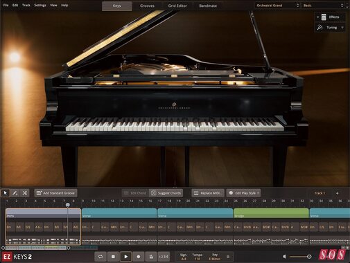 Toontrack Orchestral Grand EKX EZKeys 2 Steinway D-274 grand piano expansion