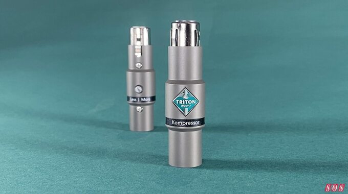 Triton Audio Kompressor in-line phantom-powered analogue compressor ribbon tube valve dynamic microphones