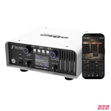 Two notes Audio Engineering Captor X Pro reactive load box cabinet simulator silent recording