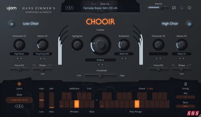UJAM Symphonic Elements Chooir vocal choir sample library
