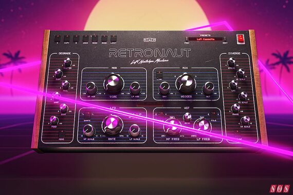 United Plugins Retronaut vintage modulated chorus vibrato effects plug-in