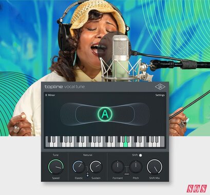 Universal Audio UAD Topline Vocal Tune pitch-correction plug-in Auto-Tune alternative