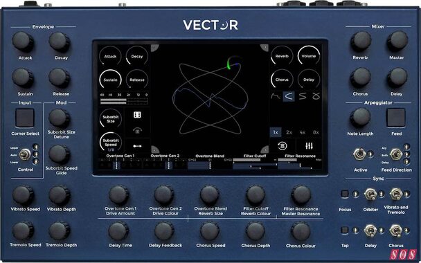 Vector hybrid synthesizer hardware digital synth MPE MIDI polyphonic expression aftertouch