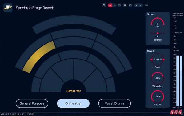 VSL Synchron Stage Reverb orchestral library convolution reverb plug-in