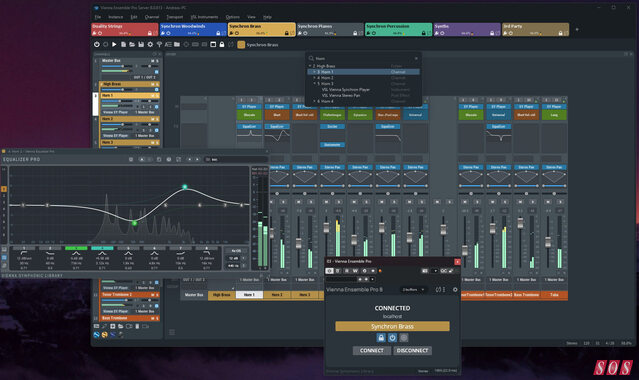 VSL Vienna Ensemble Pro 8 8V network virtual instrument video plug-in host software