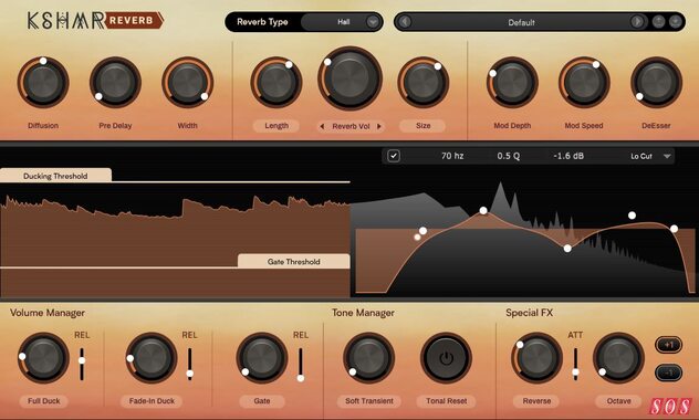 WA Production KSHMR Reverb automatic ducking gated effects plug-in
