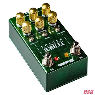 Wampler Golden Jubilee guitar overdrive distortion pedal