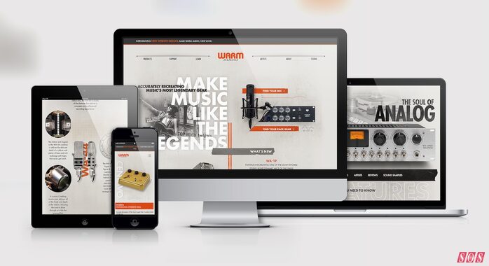 Warm Audio website rebuild vintage-inspired analogue outboard microphones