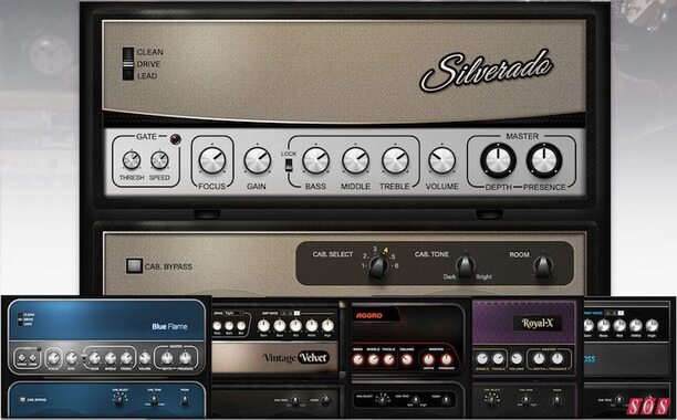 Waves Voltage Amps guitar bass amp modelling cabinet simulation plug-in