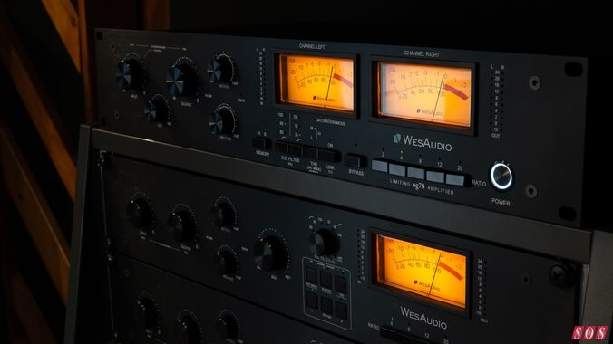 Wes Audio ng78 analogue stereo FET compressor digital plug-in recall