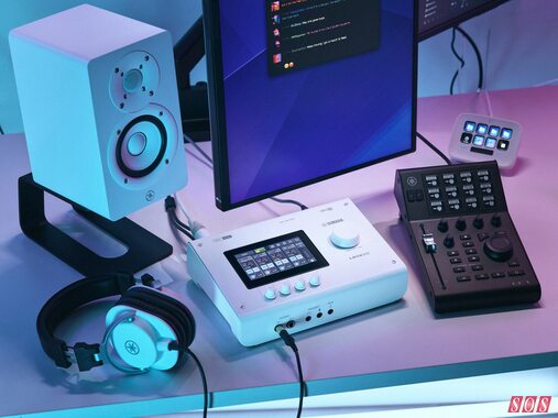 Yamaha URX CC1 USB-C audio video HDMI interface single-fader DAW controller