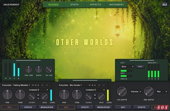 Zero G Other Worlds Evolved cinematic soundscape sample library