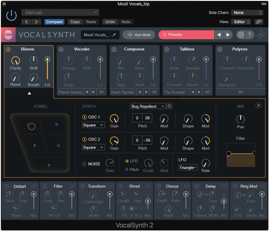 download the last version for mac iZotope VocalSynth 2.6.1