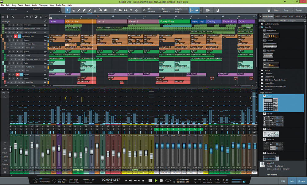 download the last version for mac PreSonus Studio One 6 Professional 6.2.1