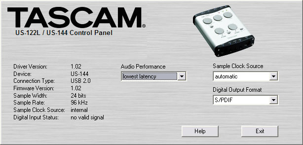 Tascam US144 & US122L