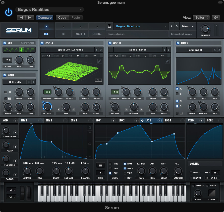 how much is serum vst