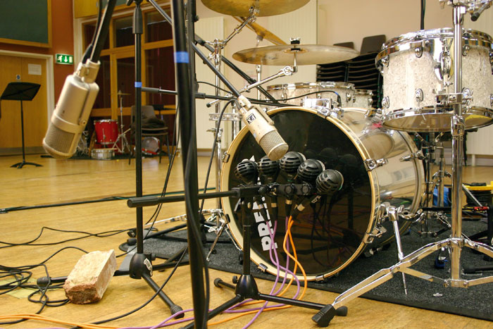 T-shirt Kick Snare Producer Studio – Design Audio Wave, Pour Musiciens, Fans De Synthé Et Producteurs