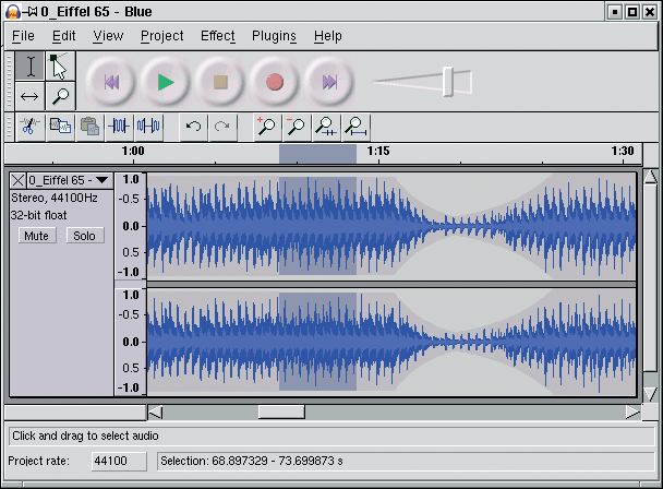 linux audio editor