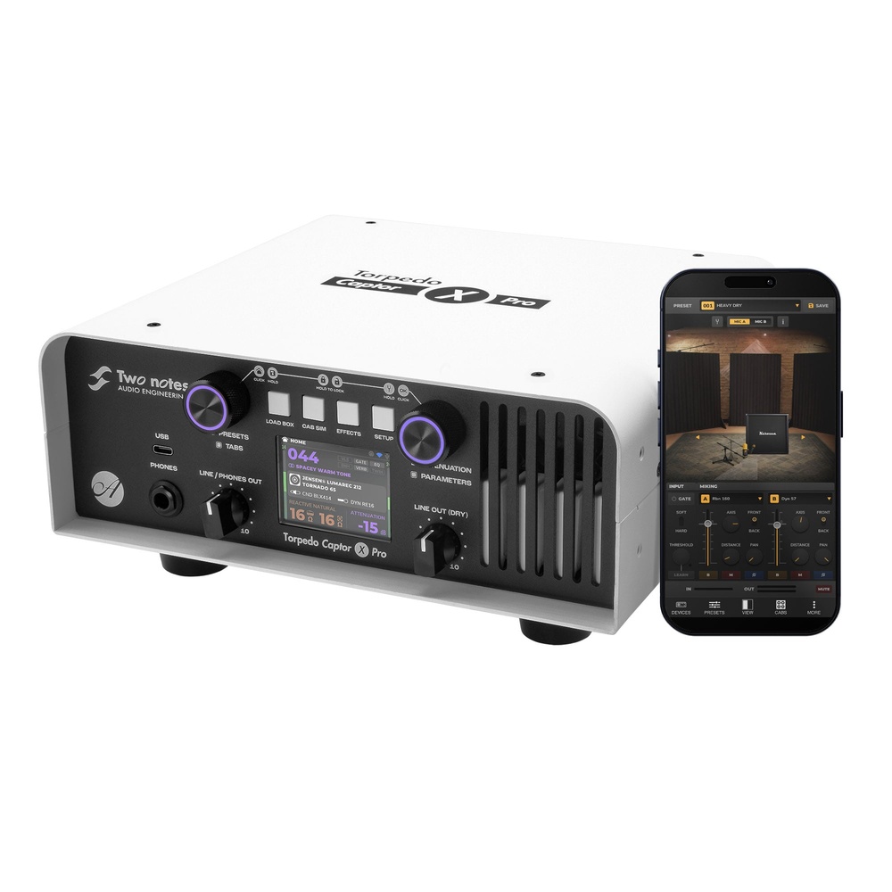 Two notes to launch the Captor X Pro