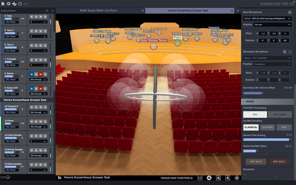 Vienna Symphonic Library MIR Pro 3D & Vienna Power House