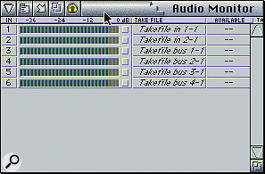 The Audio Monitor window.