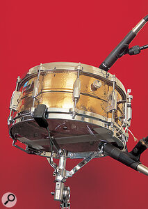 Phasing is crucial when it comes to drum miking, particularly if you're combining mics above and below a snare drum.