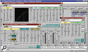 The Audio Toolbox is an optional purchase providing Chorus/Flanging, Tapped Delays, and Dynamics options.