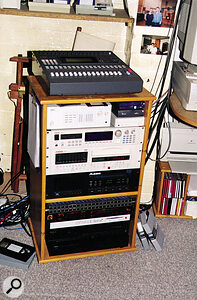 Paul's Yamaha Promix 01 digital mixer.