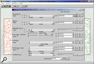 GrainMill is an off‑line granular processor for digital audio files that can create sounds unobtainable elsewhere.