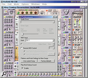 Once Rewire takes over audio streaming, the performance response time (latency) cannot be adjusted at the source. The Audio Driver becomes Rewire, and the 'Playback performance' slider is greyed out. Once Rewire takes over audio streaming, the performance response time (latency) cannot be adjusted at the source. The Audio Driver becomes Rewire, and the 'Playback performance' slider is greyed out.