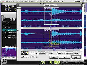 Fine‑tuning a crossfade between regions in BIAS Peak v2.