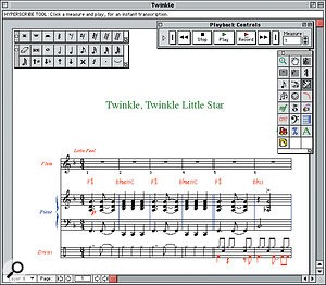 Allegro 2000 — notation for the performing musician.