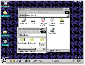 Safe Mode (as seen in Windows 98).