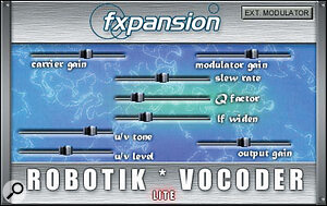 A decent vocoder is welcome in anyone's VST plug‑in collection