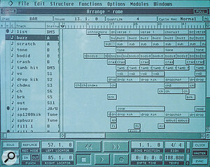 The MIDI parts for 'Rome Wasn't Built In A Day' in Cubase. The MIDI parts for 'Rome Wasn't Built In A Day' in Cubase.