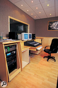 After: The finished Control Room at Master Tone.