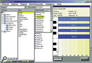 The latest CDxtract (version 3.4) reads Emu and Kurzweil formats, and can convert to Emagic's new EXS24 format too.