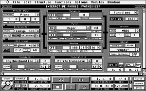 The Modulators allow you to apply LFO‑based variations to pitch and rhythm. Here, both Modulators are using a random LFO setting.