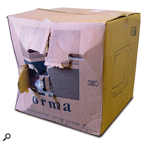 If some equipment you've ordered arrives in a package looking like this, then you'll need to know what to do about it.